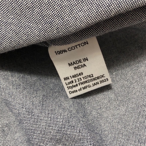 NWT Free Planet Chambray Shirt - Picture 10 of 12